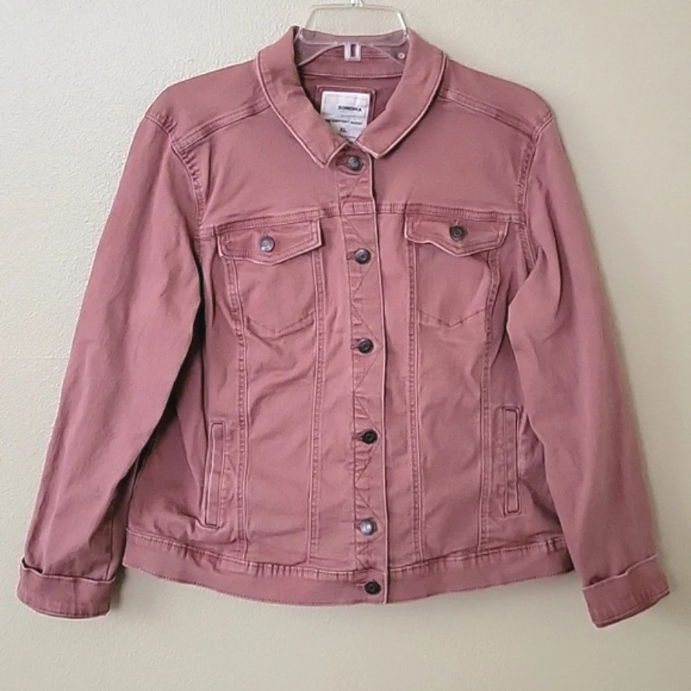 Women's Pink Denim Jacket